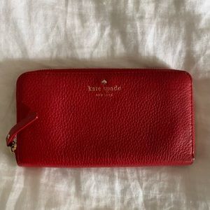 Kate Spade wallet red